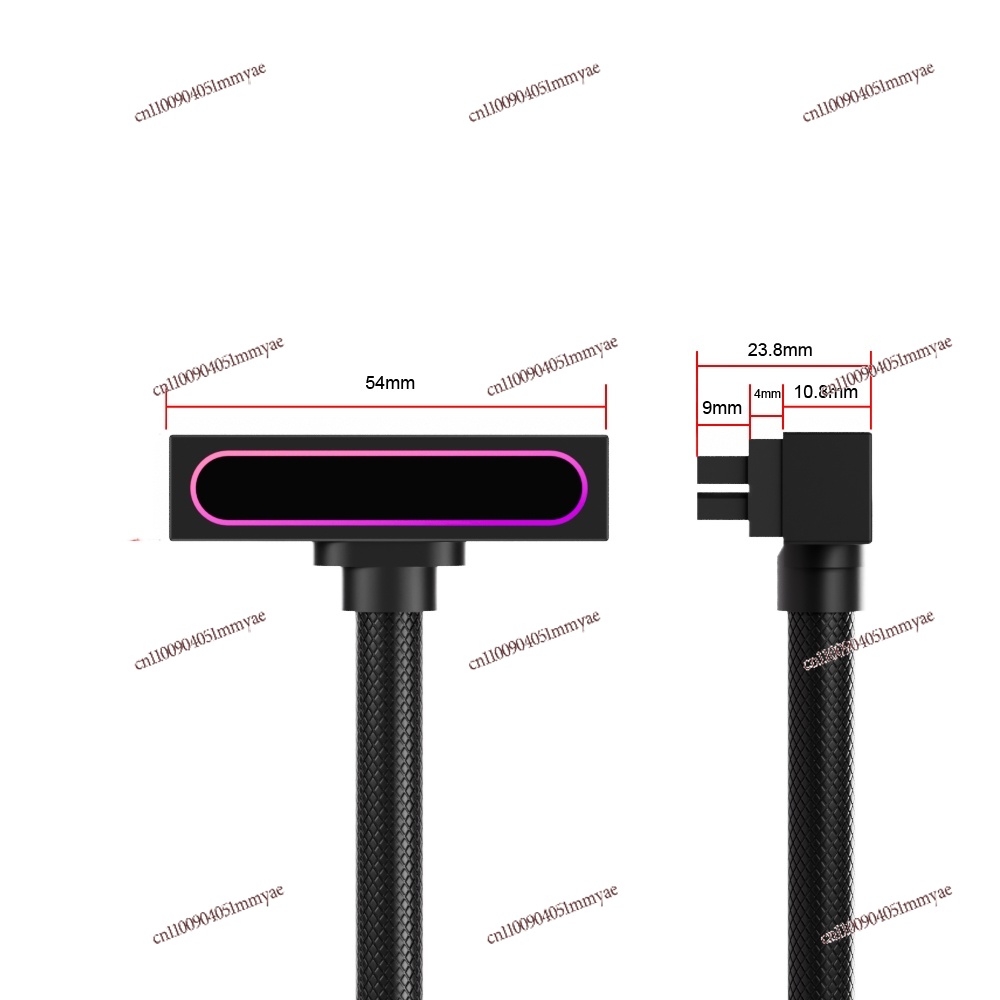 Office Furniture First - Computerstroomverlengkabel ATX24PIN Verlengkabel Aijs Eerstelijnsverbinding ARGB