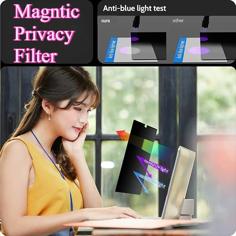 Monitor Privacy Filter - Magnetische Privacy Screen Protector Magnetische Zuignap