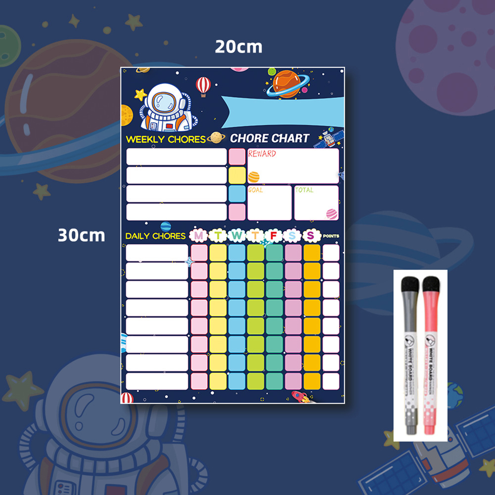 Dry Erase Weekly - Blijf georganiseerd met een magnetische weekplanner