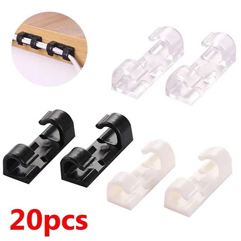 Work Office Furniture - 20 Stuks Kabel Organizer Clips Kabel