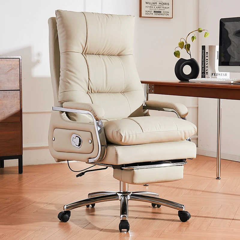 Office Furniture First - Eerste laag koeienhuid computerstoel Home Boss-stoel