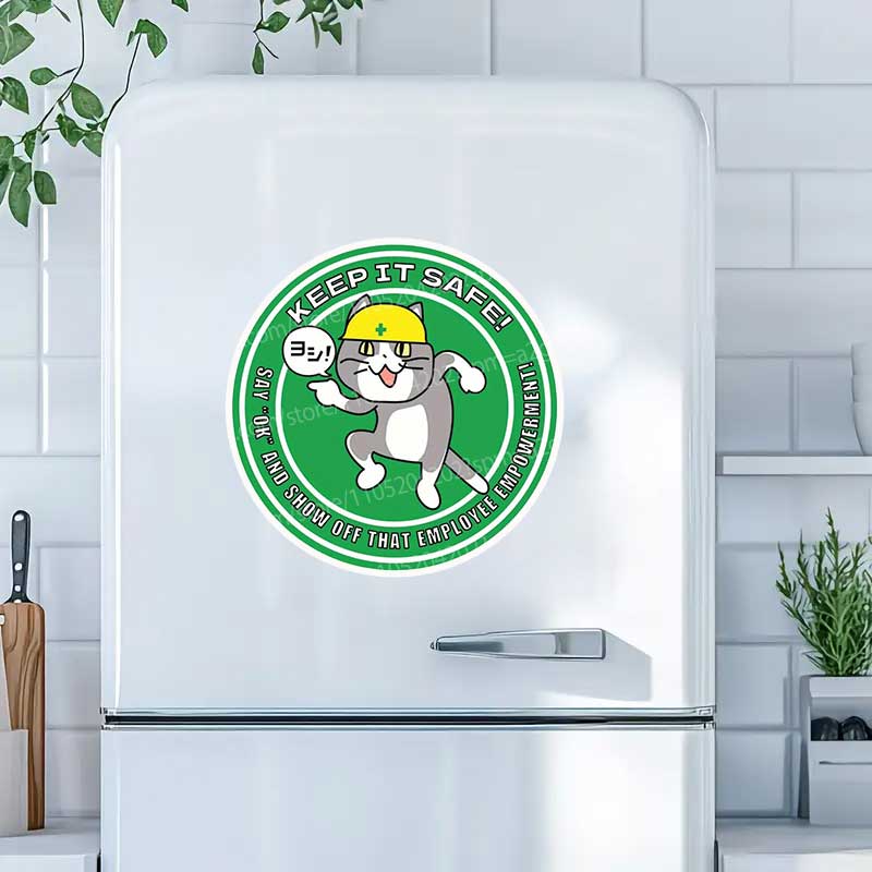 Office Furniture First - Japanse stijl kattenveiligheidsdecoratie Tweetalig Engels en