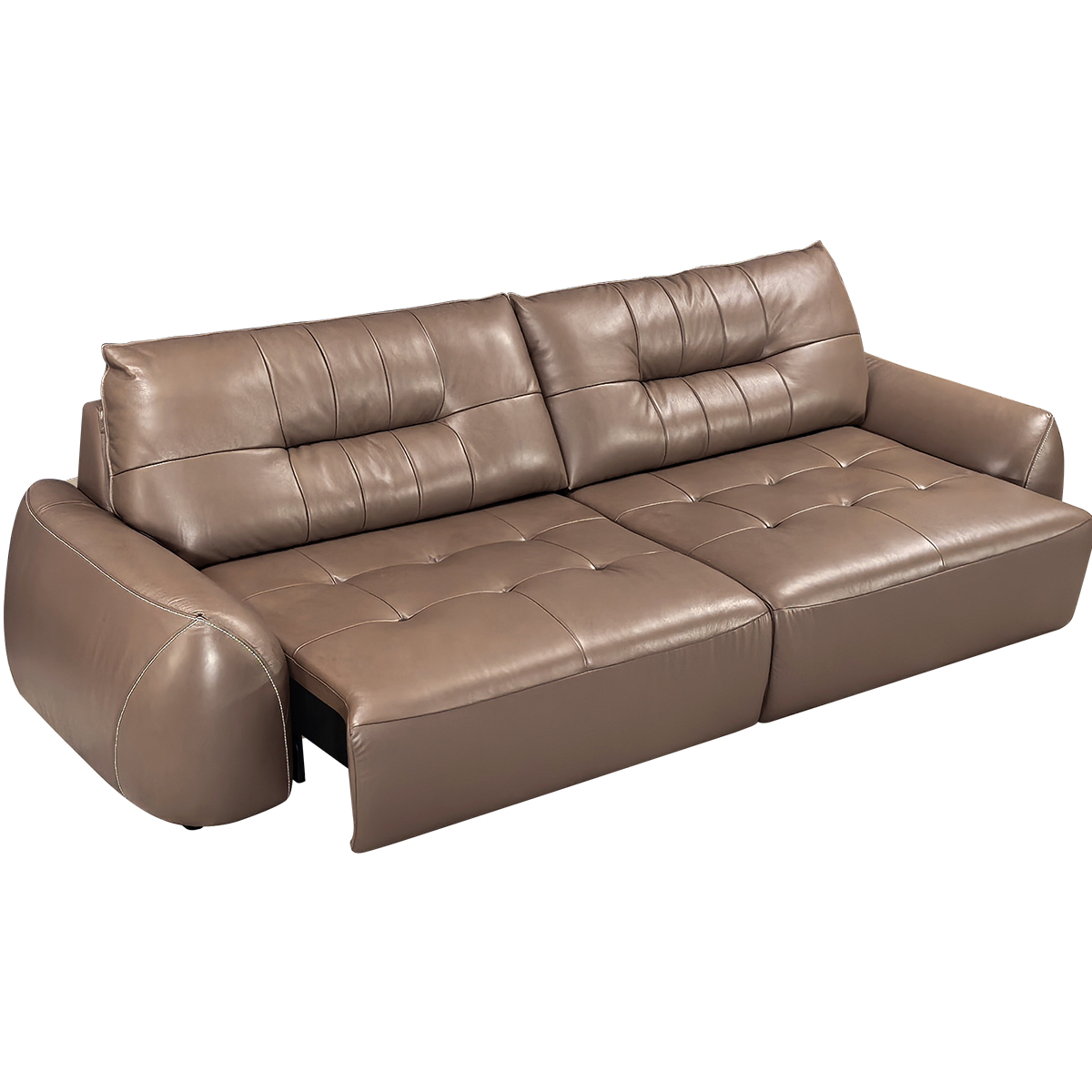 Office Furniture First - Lichte luxe lederen bank Woonkamer Modern
