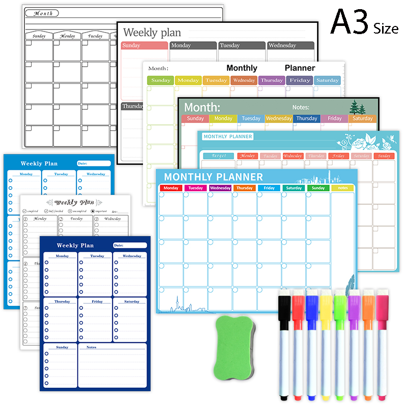 Magnetische wekelijkse maandel - Dry Erase Weekly recensie en prijs