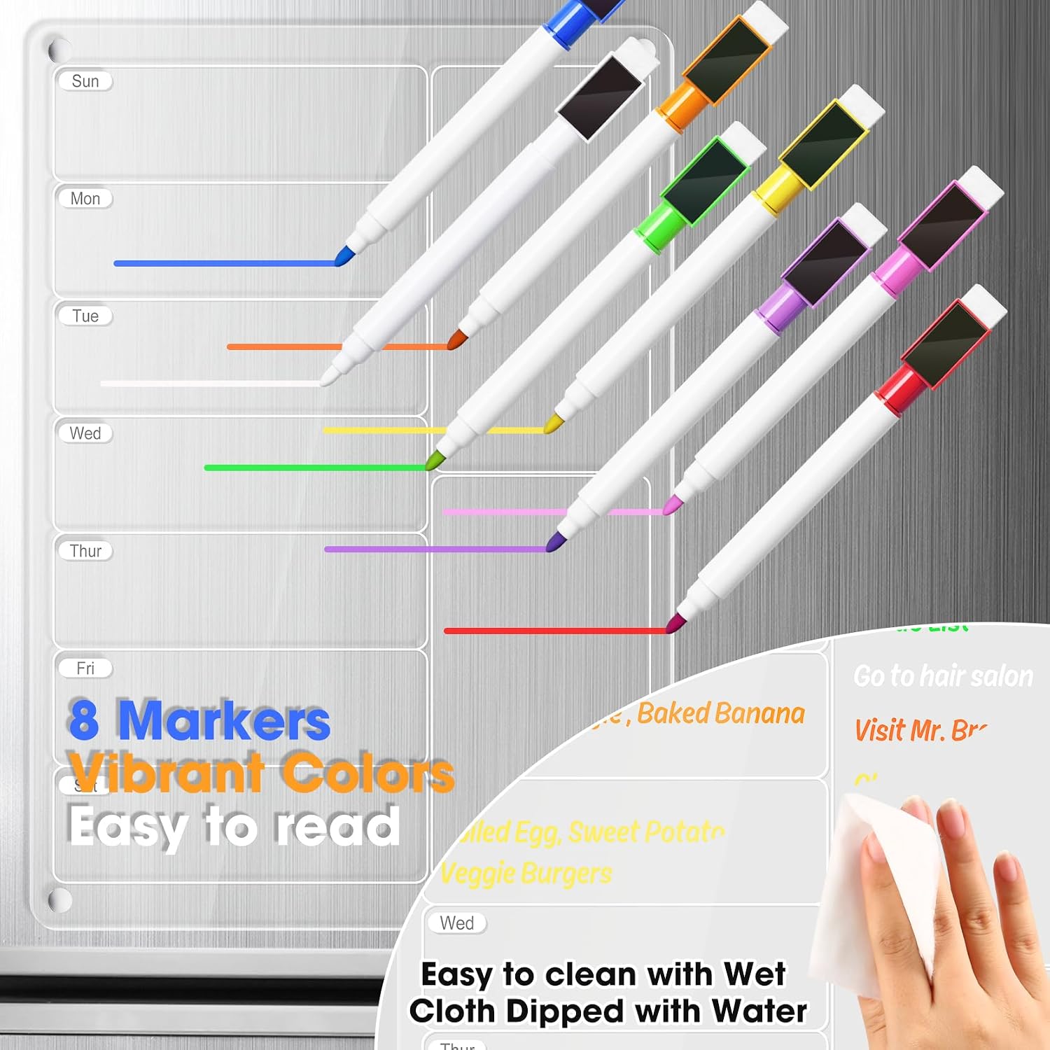 Heldere acryl magnetische koel - Dry Erase Weekly recensie en prijs