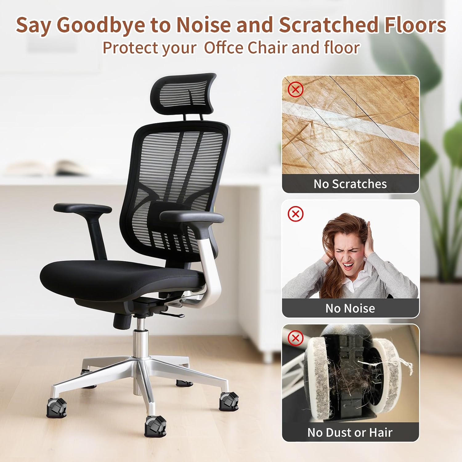 5 STKS Stoelbeenbeschermers Bu - Work Office Furniture recensie en prijs