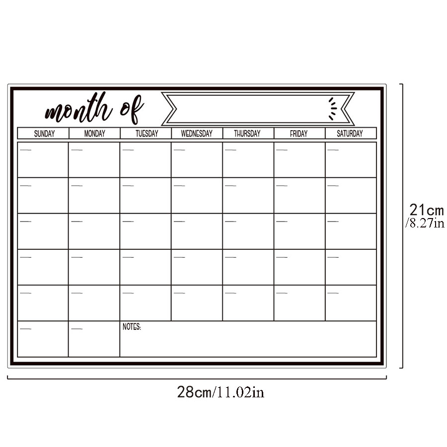 Magnetische whiteboard-sticker - Dry Erase Weekly recensie en prijs