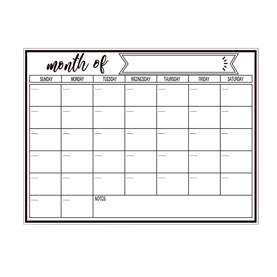Magnetische whiteboard-sticker - Dry Erase Weekly recensie en prijs