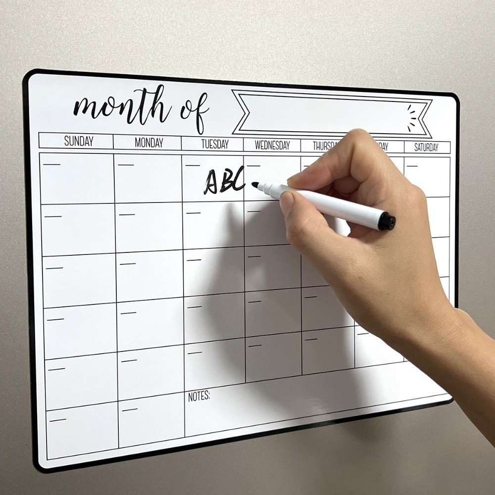 Draagbare magnetische droog ui - Dry Erase Weekly recensie en prijs