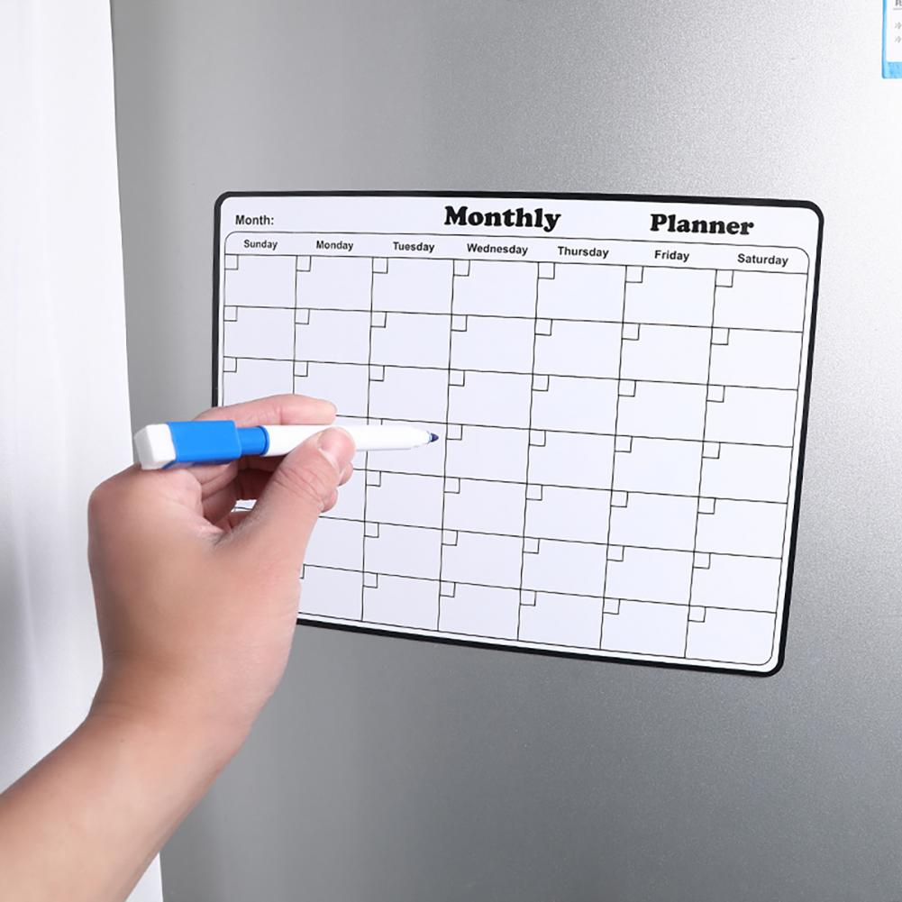Herbruikbare maandkalender en  - Dry Erase Weekly recensie en prijs