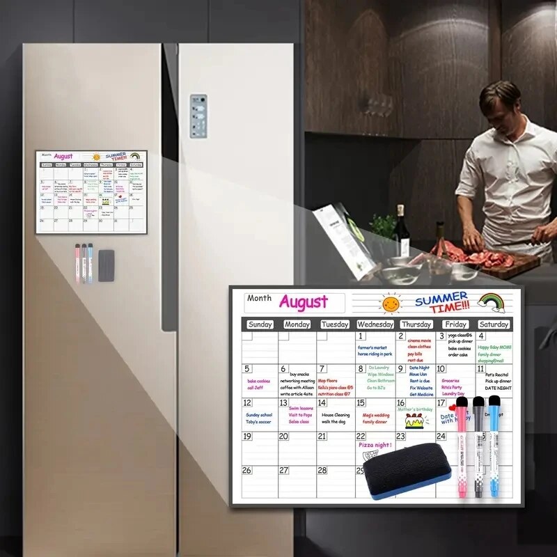 1 Set Magnetische Koelkast Dro - Dry Erase Weekly recensie en prijs