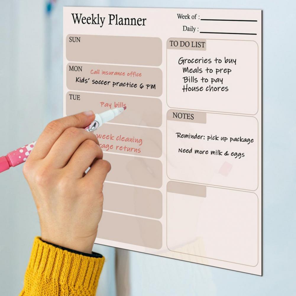 Magnetische droog uitwisbare k - Dry Erase Weekly recensie en prijs