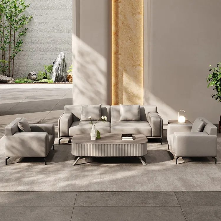 Lederen kantoorbankcombinatie, - Office Furniture First recensie en prijs