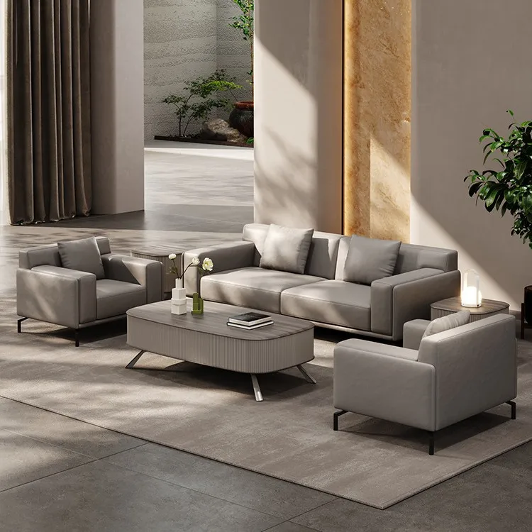 Lederen kantoorbankcombinatie, - Office Furniture First recensie en prijs