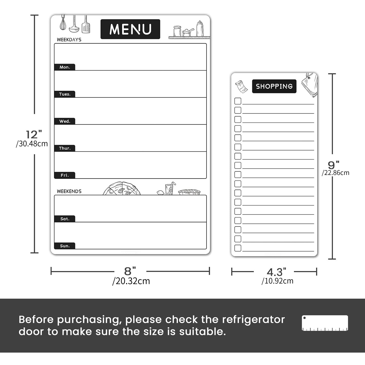Magnetisch droog uitwisbaar me - Dry Erase Weekly recensie en prijs