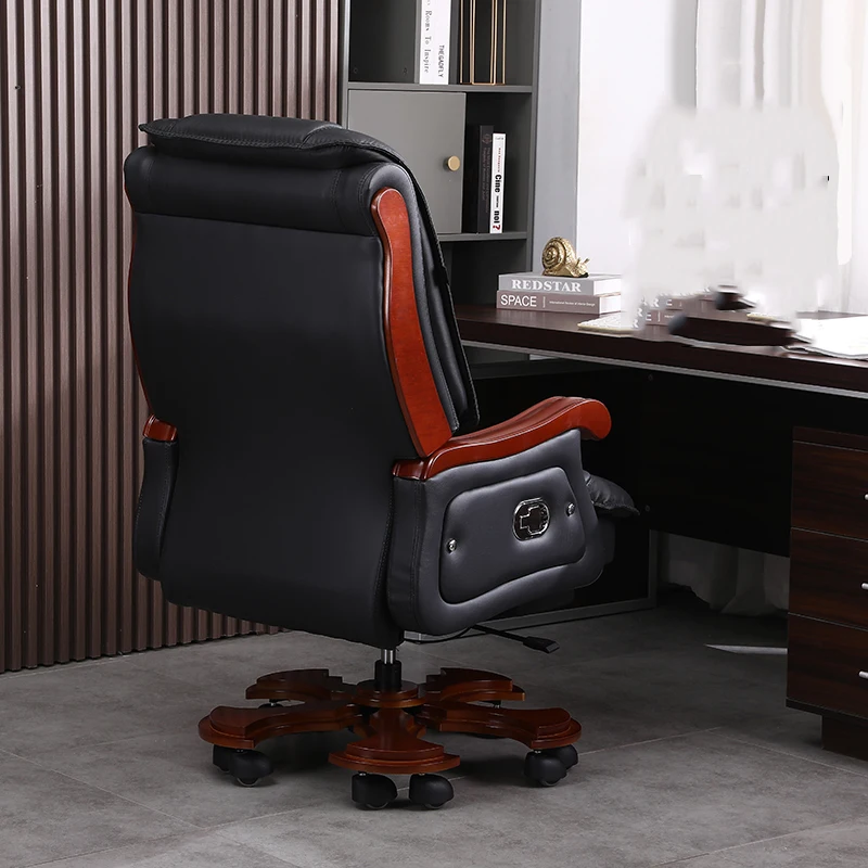 Leren stoel Eerste laag koeien - Office Furniture First recensie en prijs