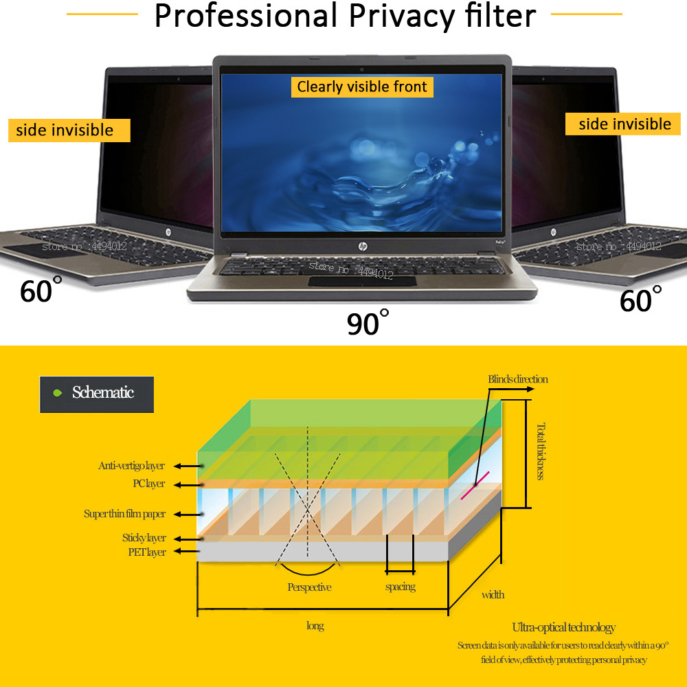 24 inch 532mm * 299mm 16:9 Com - Monitor Privacy Filter recensie en prijs