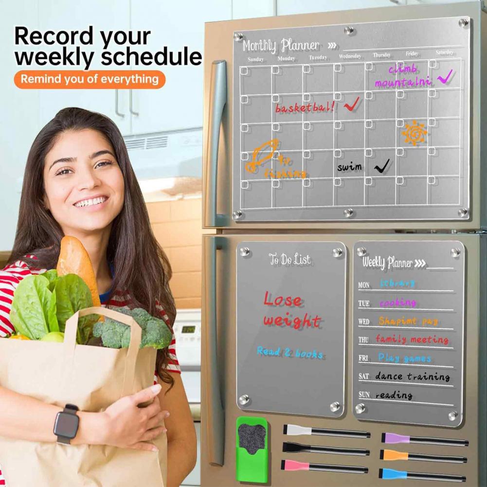 Magnetisch acryl weekplannerbo - Dry Erase Weekly recensie en prijs