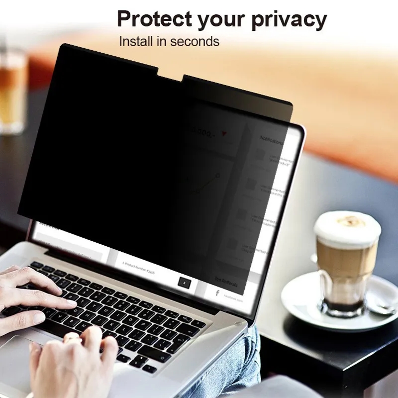 Magnetische anti-spionagefolie - Monitor Privacy Filter recensie en prijs